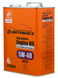 AUTOBACS Fully Synthetic 5W-40 4л AUTOBACS Fully Synthetic 5W-40 4л